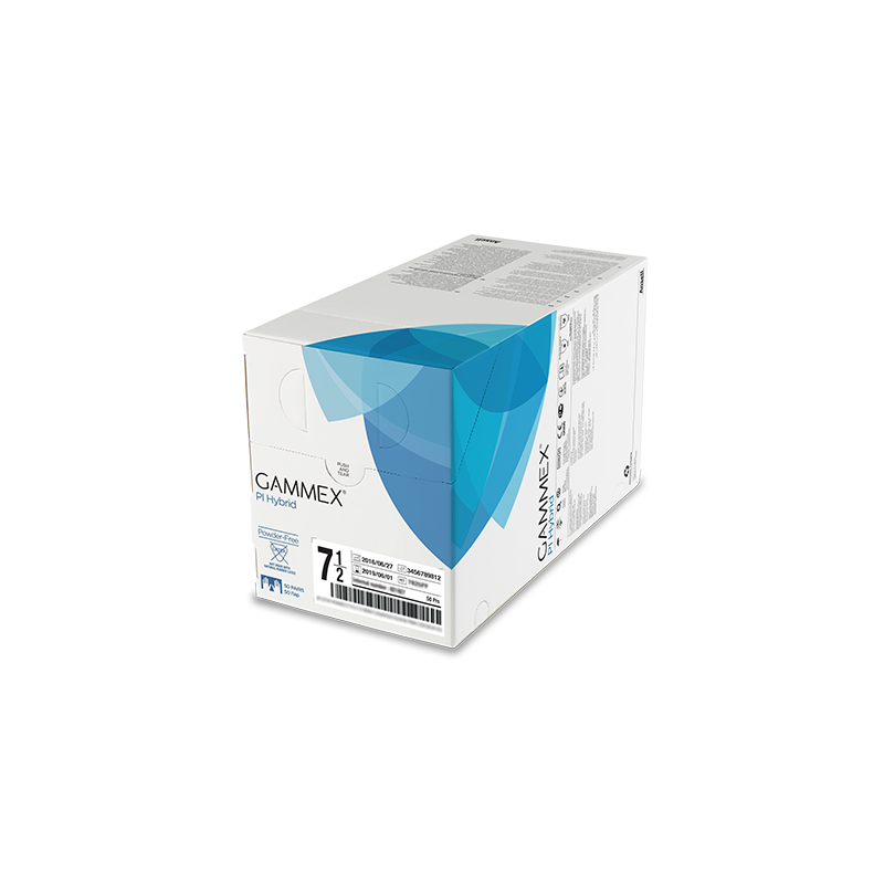 GAMMEX Non latex PI HYBRID 9 (50p)