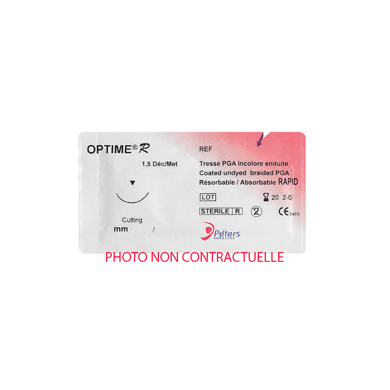 OPTIME R 5/0 3/8 KL 14mm 75CM x36 INCOLORE
